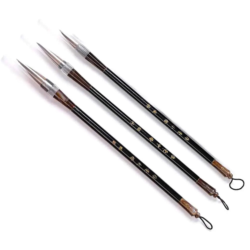 Canvazo Chinese Calligraphy Brushes (Set of 3) Canvazo